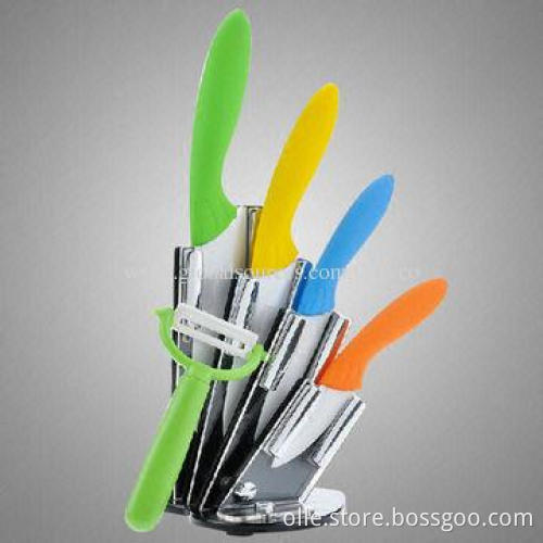 Black ABS Handle Ceramic Royalty Line Knife Set